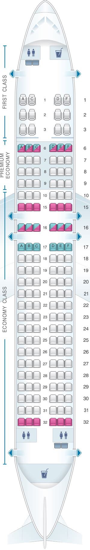 airbus a320 sharklets seat map.